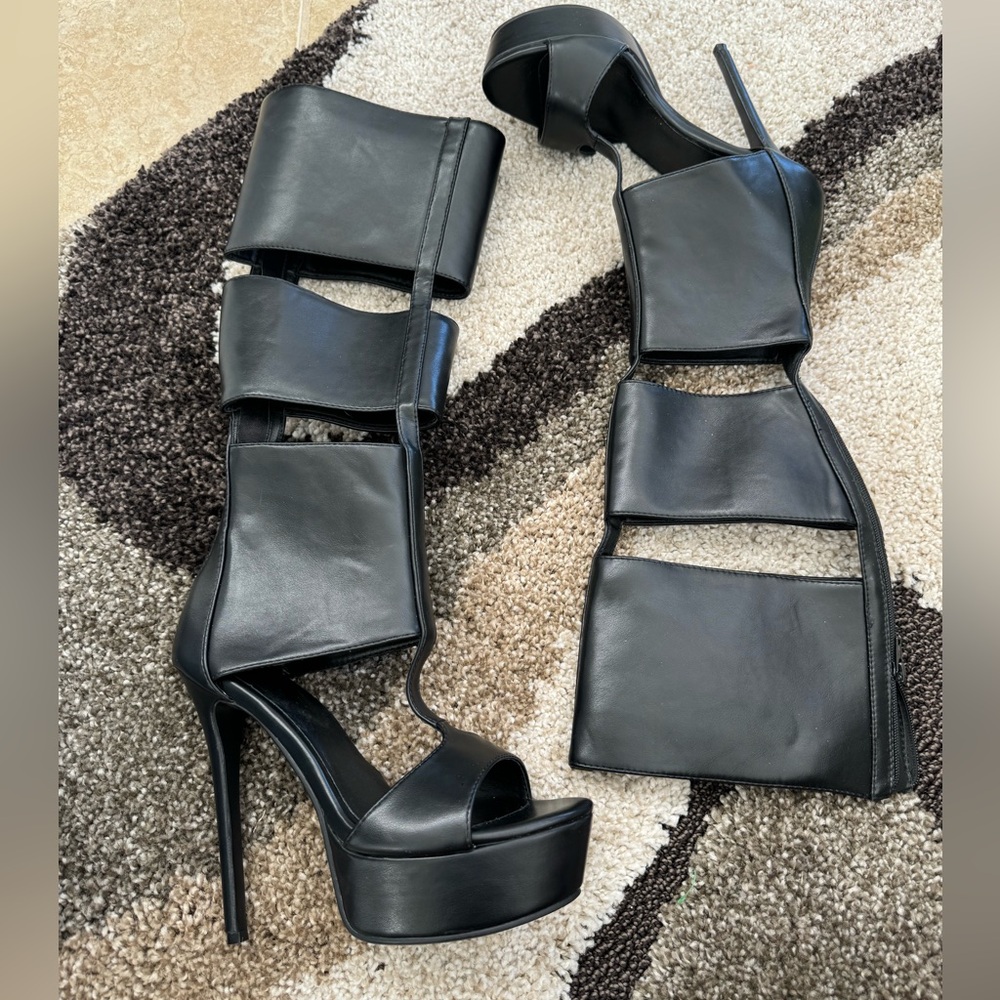 Black heels
